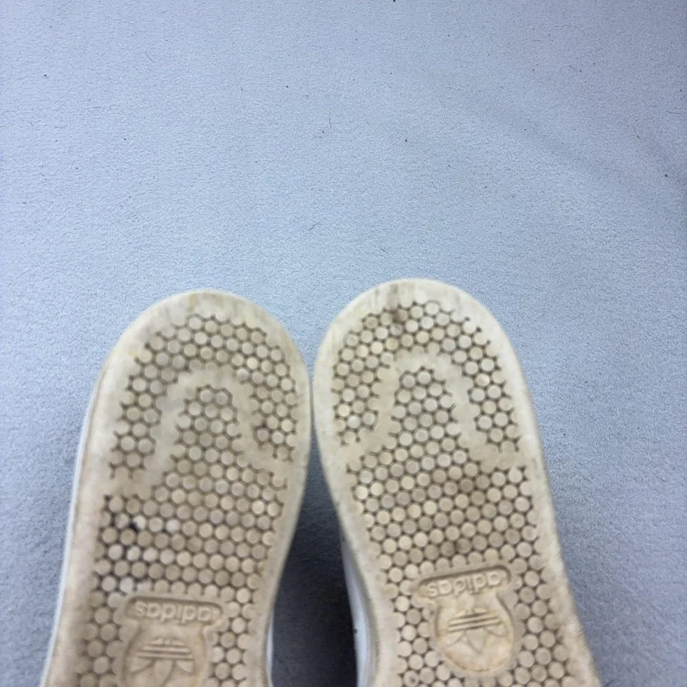 Adidas Stan Smith Shoes Womens Size 8 White Green Tennis Sneakers B24105